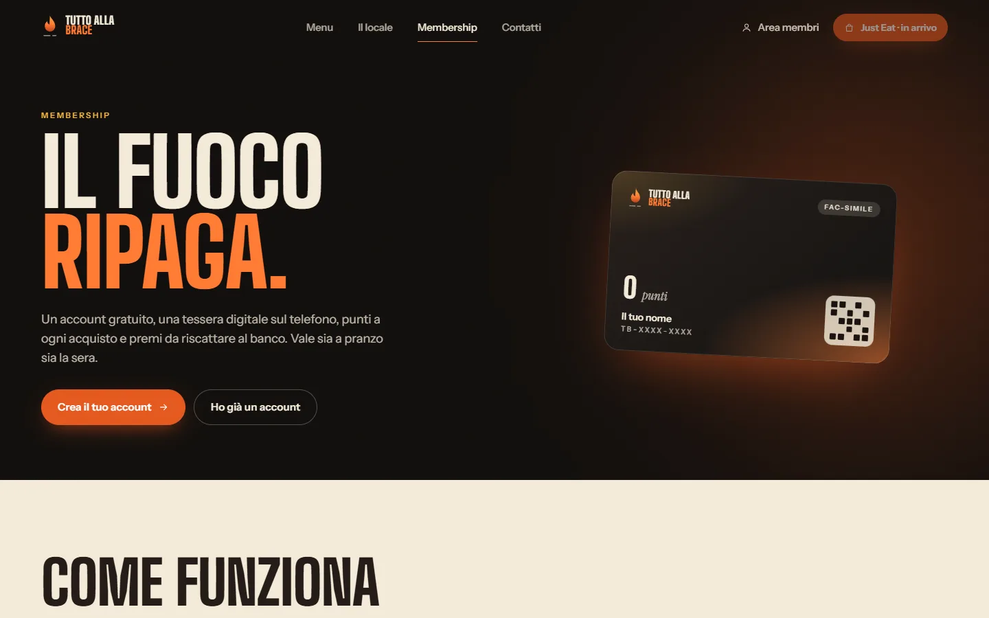 La membership a punti